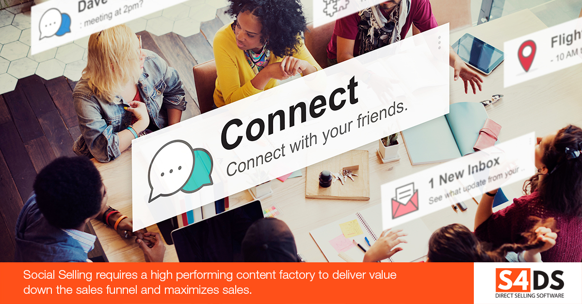 Content Factory Management to boost Social Selling