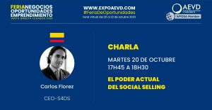 Feria Negocios Oportunidades Emprendimiento Venta Directa AEVD Ecuador 2020: Social Selling