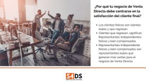 Experiencia de cliente en venta directa