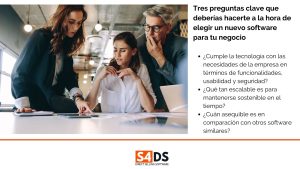 Como elegir el software ideal para tu compañia