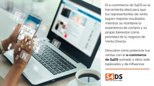 Representante de ventas revisando sus comisiones en el software de S4DS