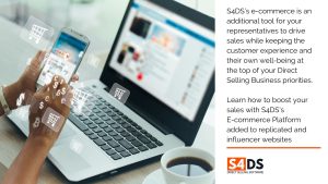 Sales representative checking out commissions calculation on S4DSs platform