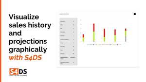 S4DS’s graphical representation of sales enables sales representatives and operational teams to stay on top of business sales at any moment