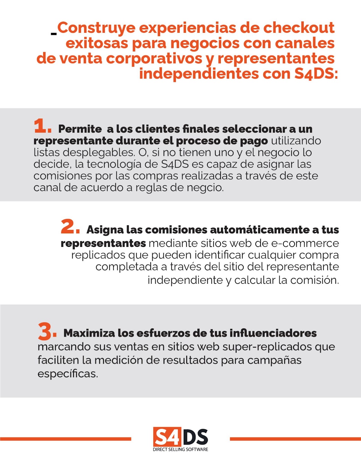 Construye experiencias de pago exitosas con S4DS. 