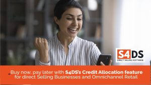 a person using the buy now, pay later option with credit Allocation Feature by S4DS