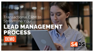 lead management on S4DS's Transactional CRM